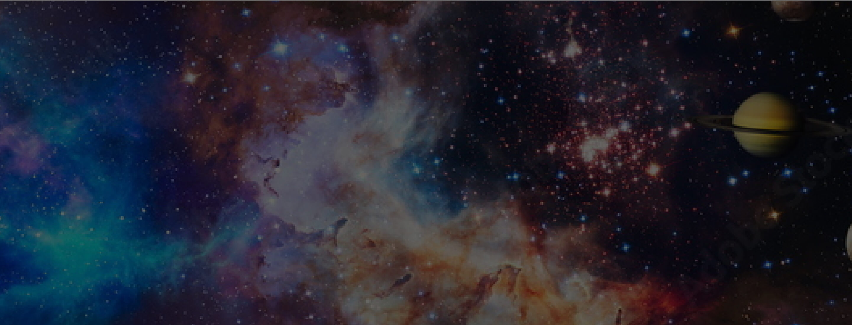 宇宙を背景にした瞑想する神様のイラスト